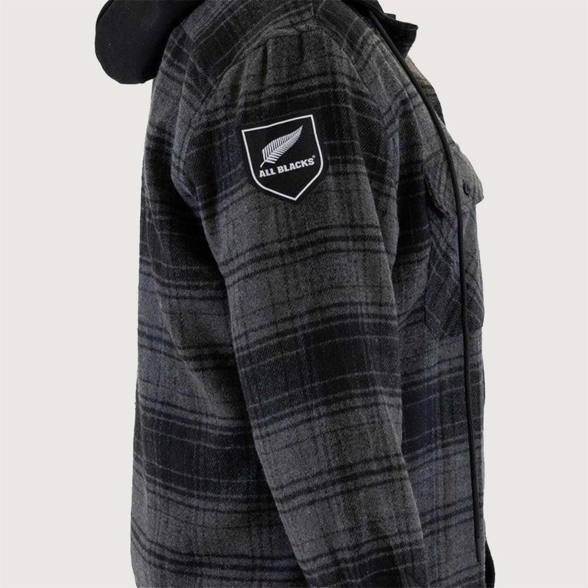 All Blacks 'Hilltop' Hooded Flannel Shirt