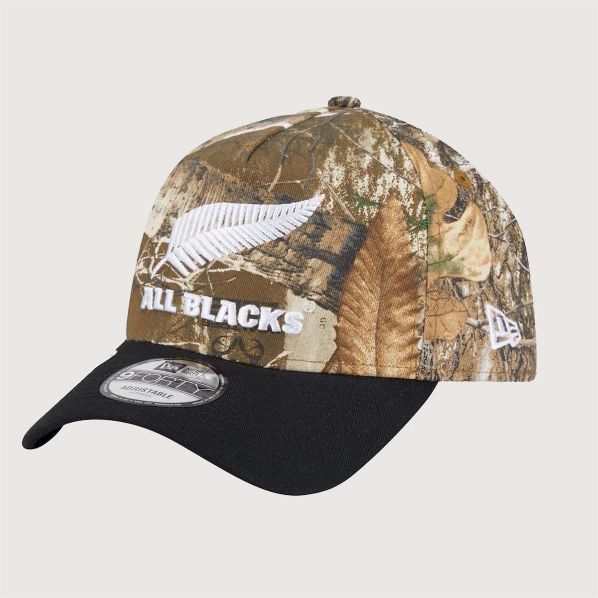 All Blacks New Era 940AF REAL TREE BLK WHI 2TN