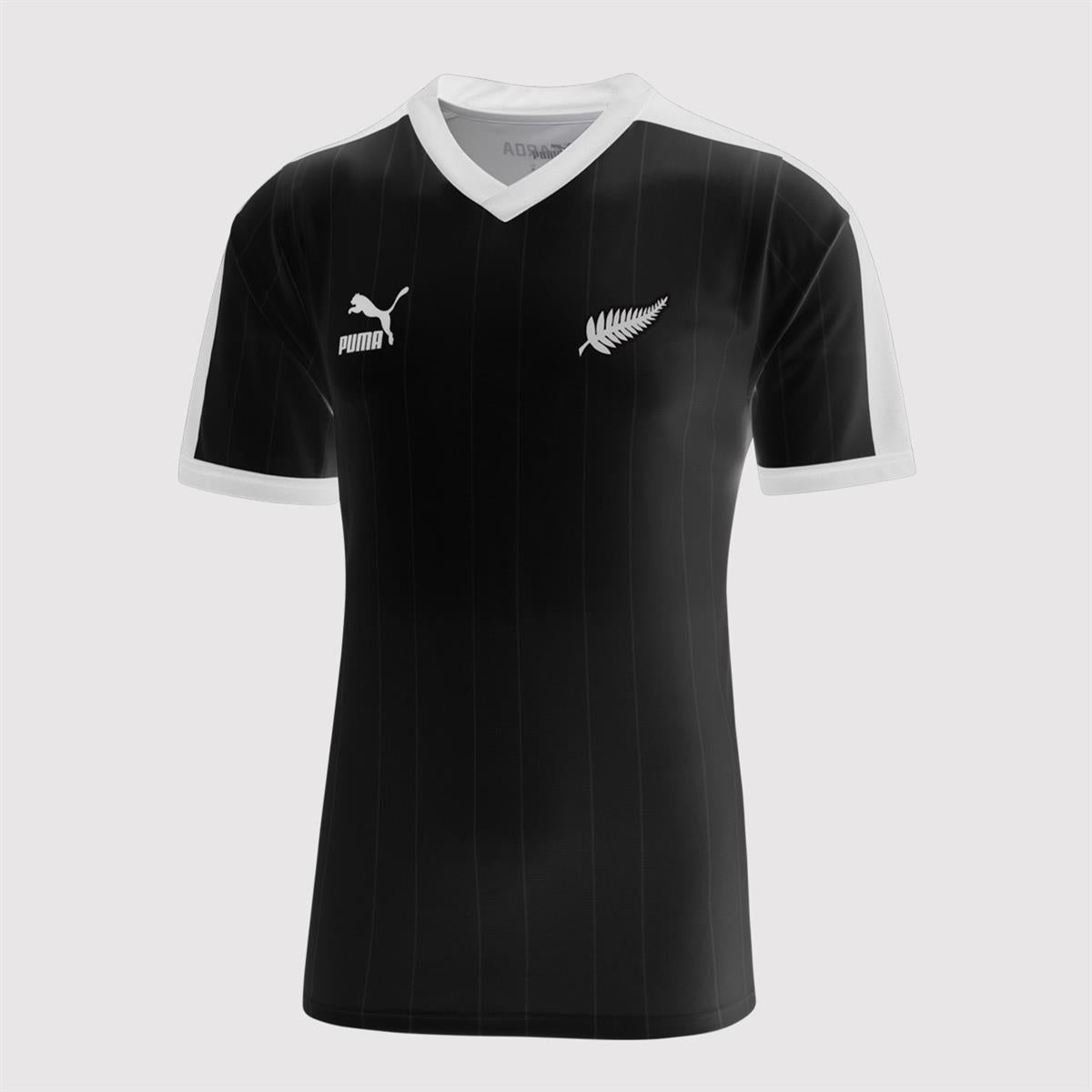 NZF All Whites 2025 Fan Shirt Youth Black