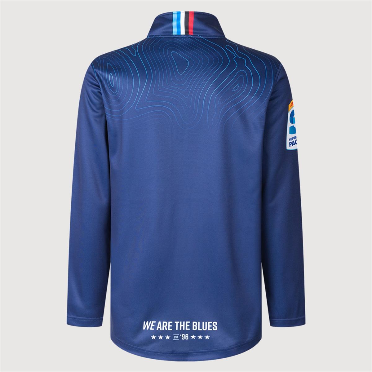 Blues Super Rugby Mens Zip up Fleece