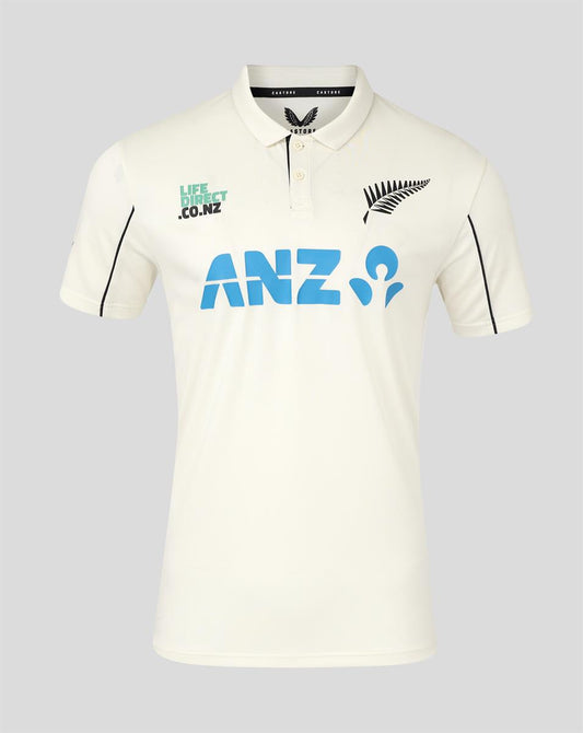NZC Blackcaps Test Replica SS Shirt, Youth