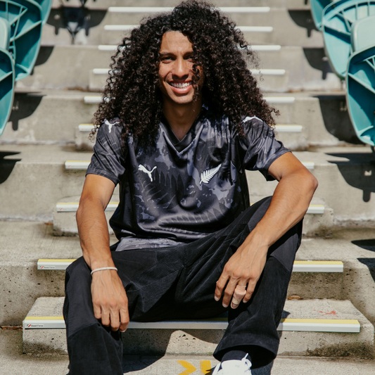 PUMA New Zealand Adult Men's 2024-25 Stadium Black Jersey