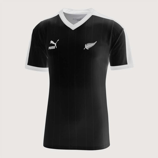 NZF All Whites 2025 Fan Shirt Black