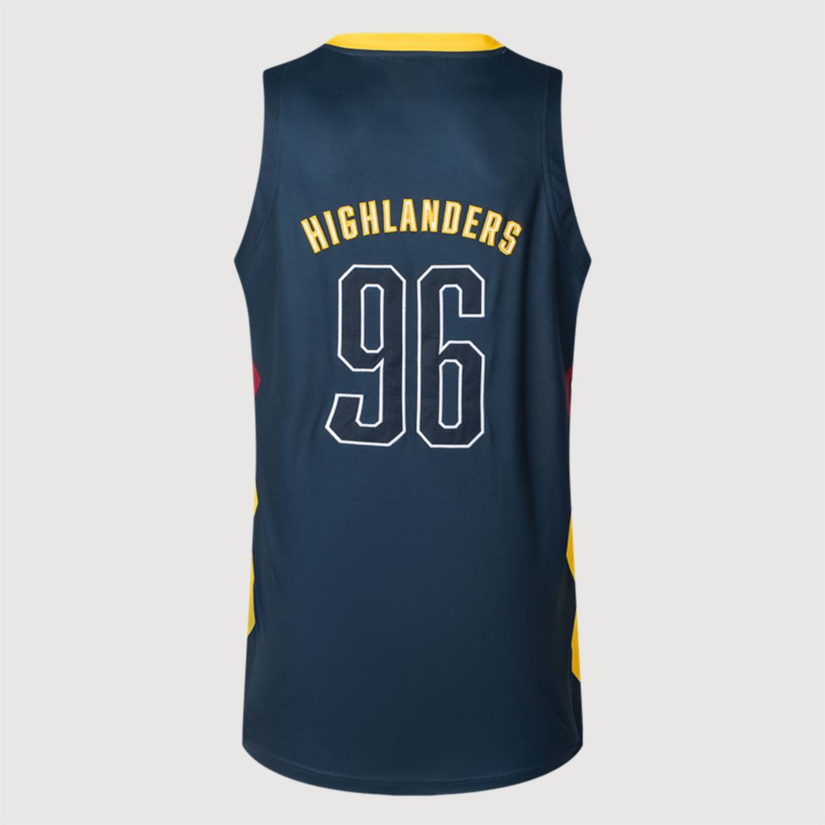 Highlanders Super Rugby Supporters Basketball Singlet
