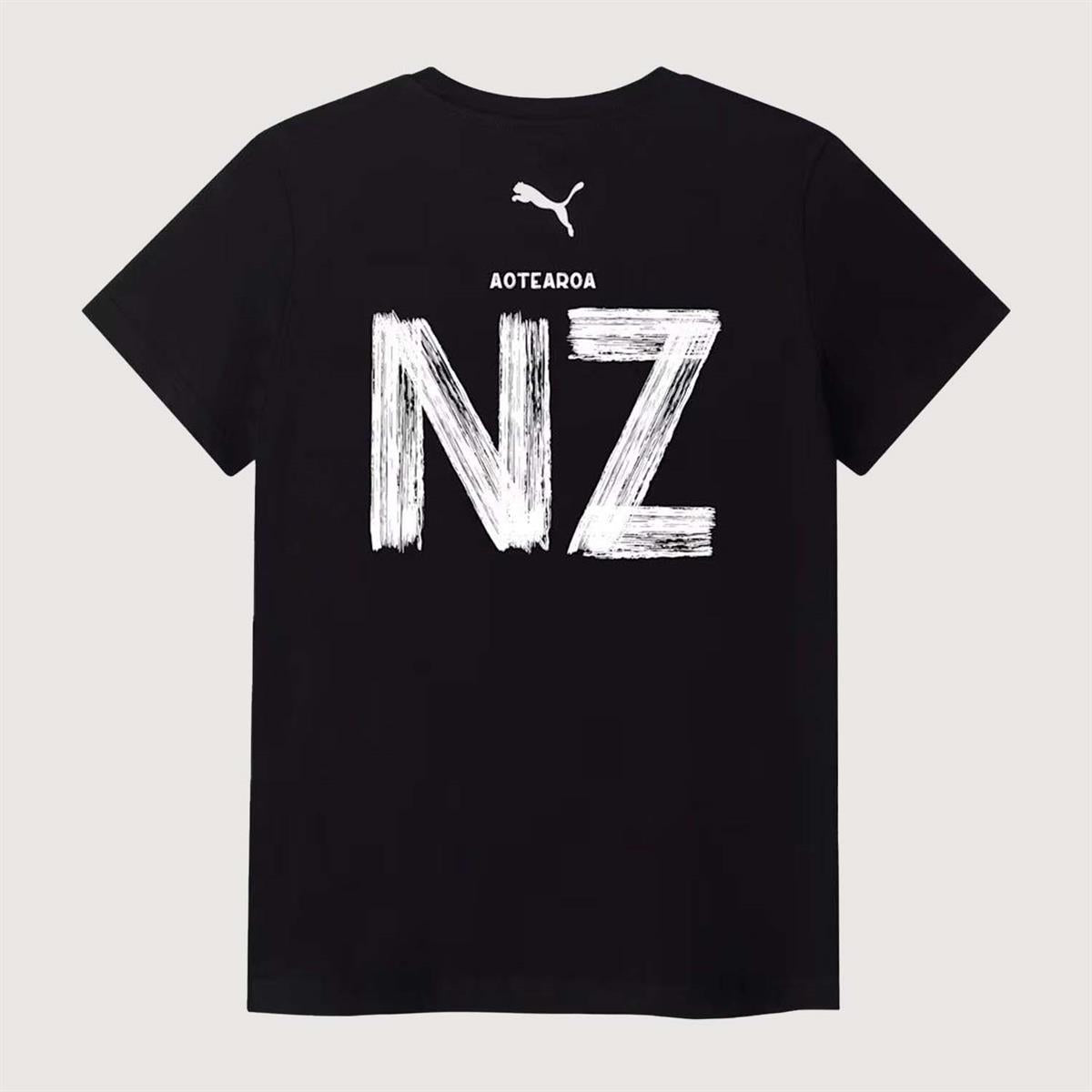 NZF All Whites Football Youth Casual Tee