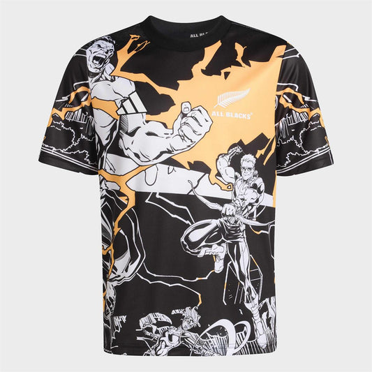 All Blacks Marvel Captains Run Jersey - Youth