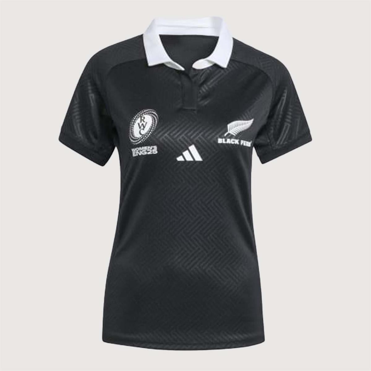Black Ferns 2025 RWC adidas Replica Home Jersey - Women