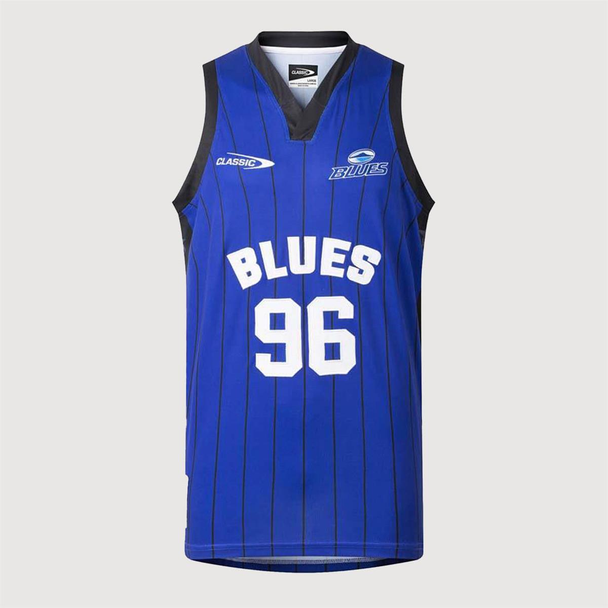 Blues Super Rugby Supporters Basketball Singlet