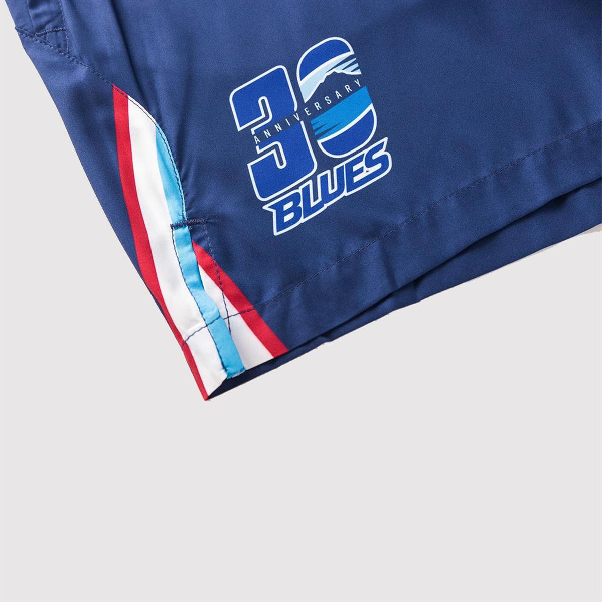 Blues Super Rugby Mens Performance Gym Shorts