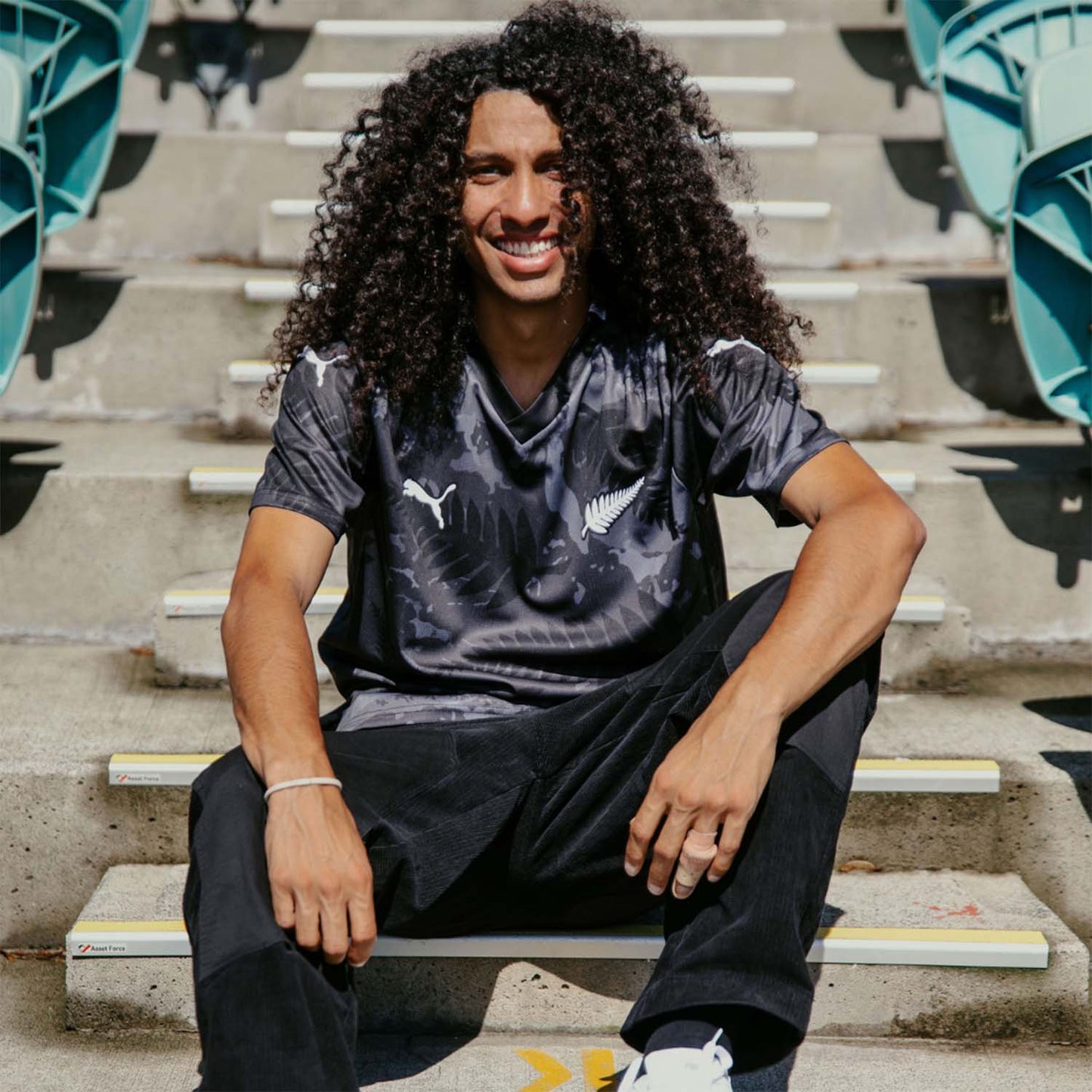 PUMA New Zealand Adult Men's 2024-25 Stadium Black Jersey