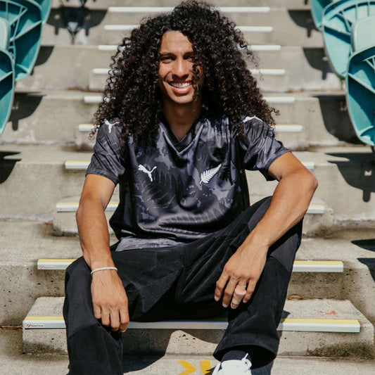 PUMA New Zealand Adult Men's 2024-25 Stadium Black Jersey