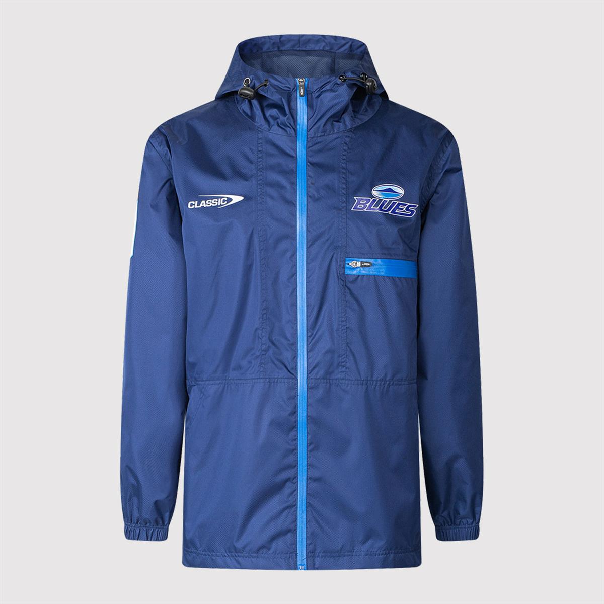 Blues Super Rugby Mens Wet Weather Jacket