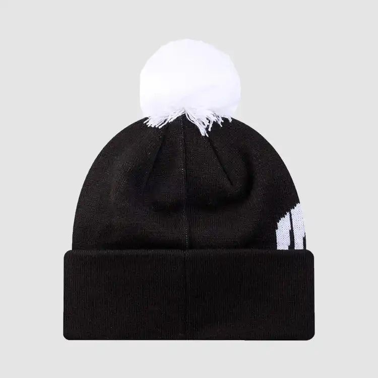 All Blacks New Era Knit Med White Fern Beanie
