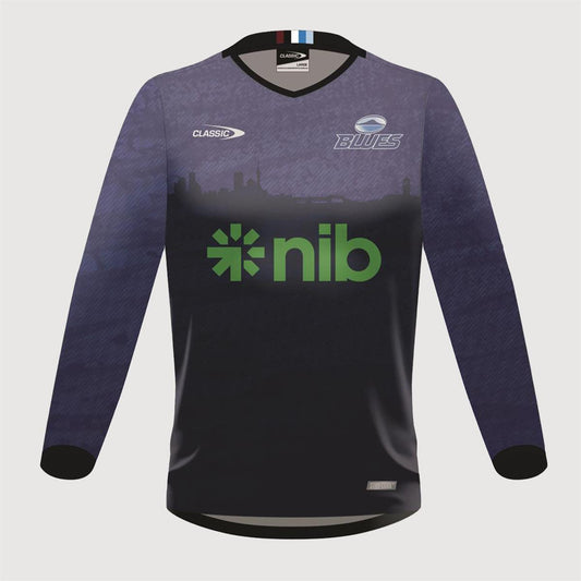 Blues Super Rugby Pro L/S Training Tee