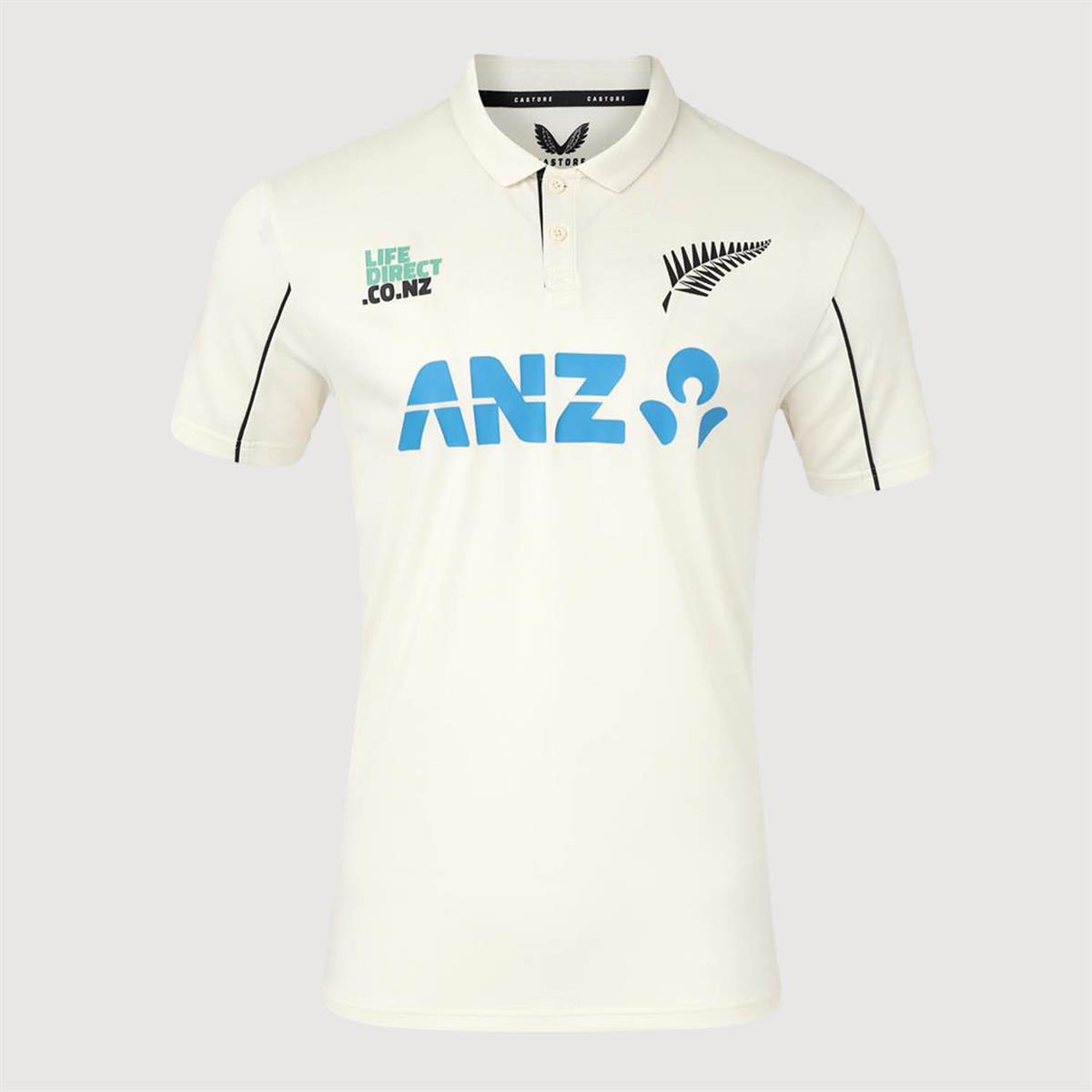 NZC Blackcaps Test Replica SS Shirt, Youth