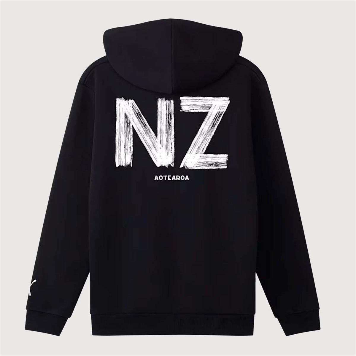 NZF All Whites Football Youth Casual Hoodie