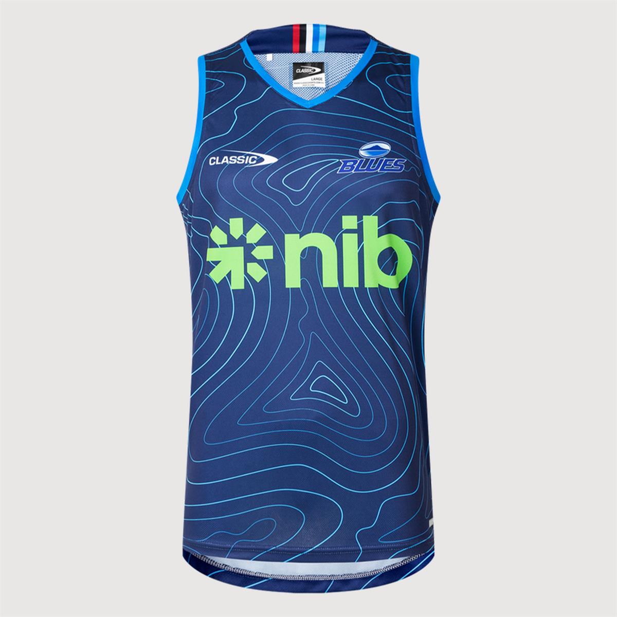 Blues Mens Pro Training Singlet